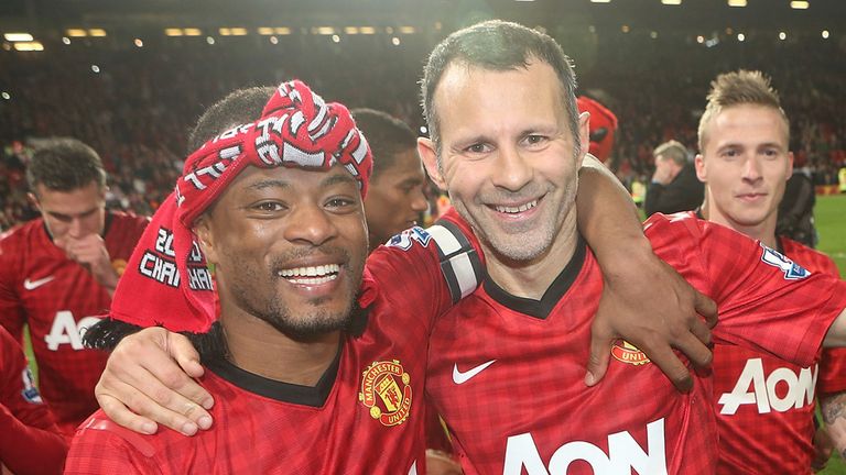 Evra estaba impresionado con Ryan Giggs cuando se unió a Man Utd