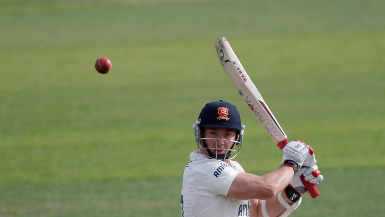 Graham Napier of Essex hits out during day two of the LV County Championship Division Two match between Essex and Yorkshire