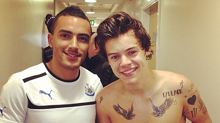 Danny Simpson and Harry Styles Pic credit: Danny_Simpson Instagram