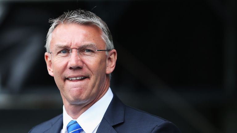 Reading manager Nigel Adkins looks on prior to the Premier League match against Queens Park Rangers at the Madejski Stadium.