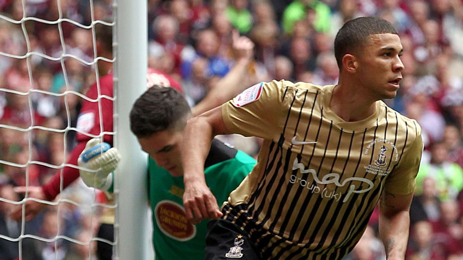 League Two Play-off Final: Bradford Beat Northampton 3-0 At Wembley ...