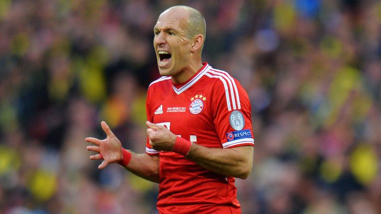That was much to the frustration of Arjen Robben.