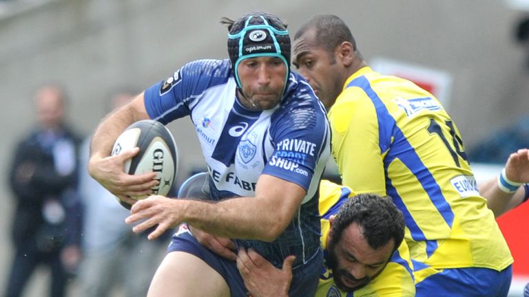 Shock win: Christophe Samson on the charge