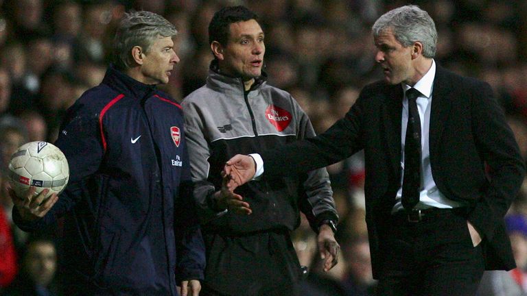 Hughes then returned to Blackburn, where he regularly had disagreements with Arsenal boss Arsene Wenger over Rovers' physicality.