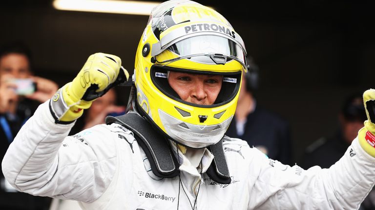 Nico Rosberg: On pole position in Monaco