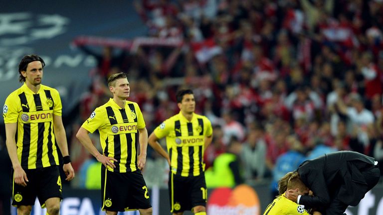 It was despair for Dortmund.