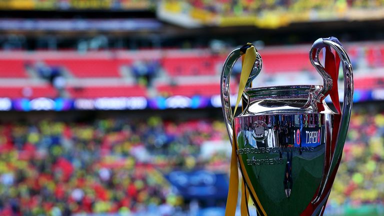 The Champions League trophy was the prize on offer.