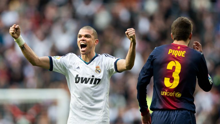 Real Madrid defender Pepe.