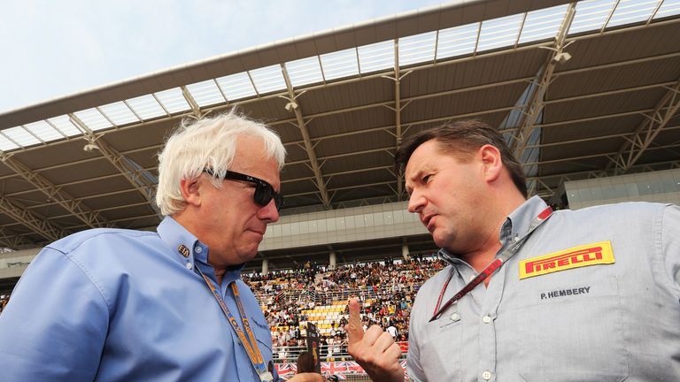 Charlie Whiting and Paul Hembery