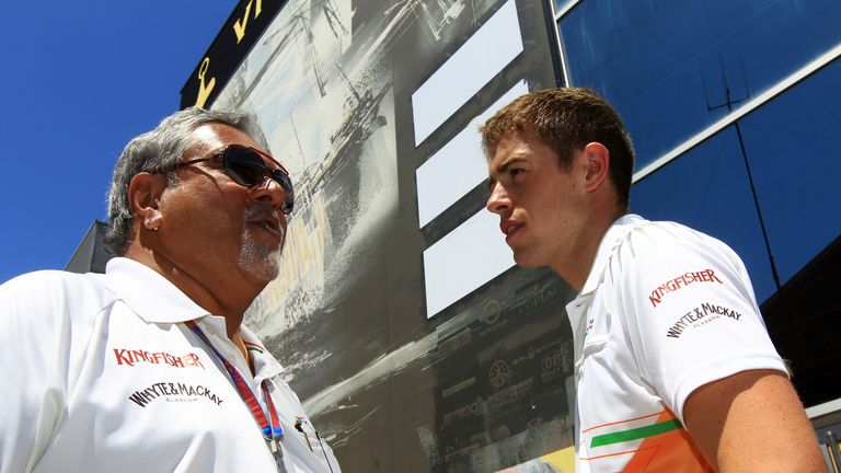 Vijay Mallya: Has praised a 'mature' Paul di Resta