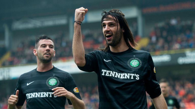 Georgios Samaras celebrates 