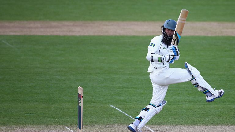 Moeen Ali: Worcestershire batsman plays into the leg side