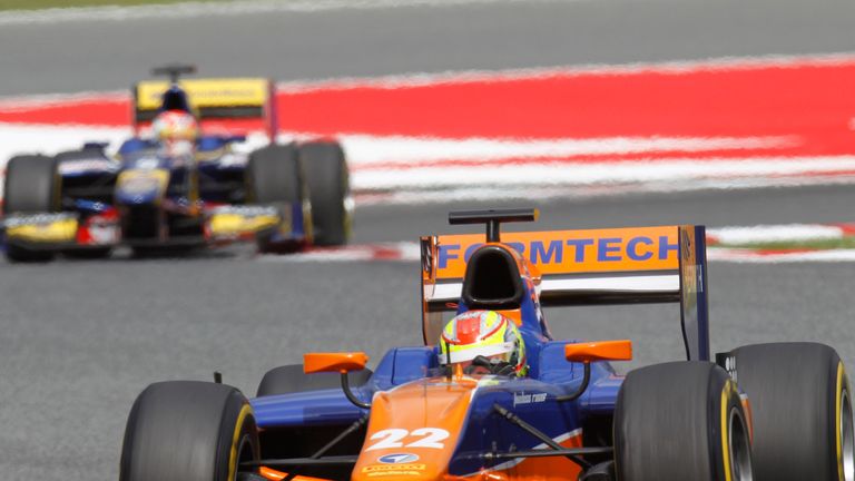 Robin Frijns: Won the GP2 Feature Race (Image: GP2 Series Media)