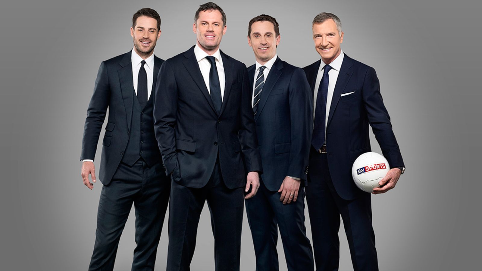 Gary Neville, Jamie Carragher, Jamie Redknapp, Graeme Souness On 10 ...