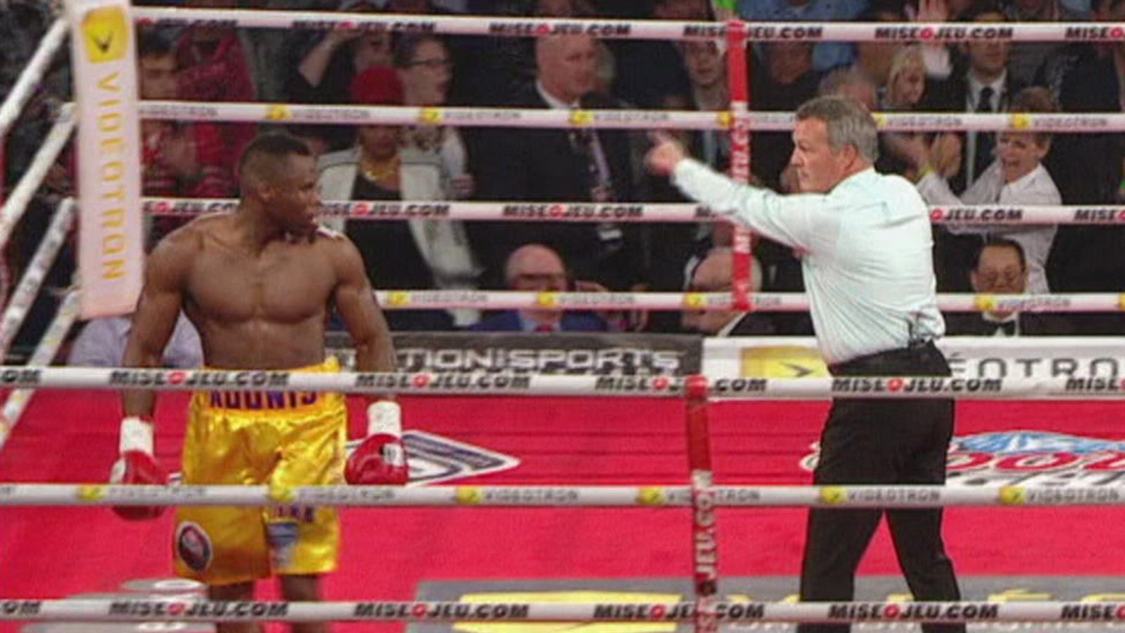 Tony Bellew targets Adonis Stevenson after challenger flattens Chad ...
