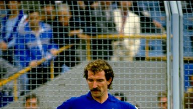 Graeme Souness in action during a Serie A clash against Ascoli