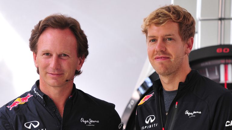 Christian Horner and Sebastian Vettel: Surprised by Webber's decision