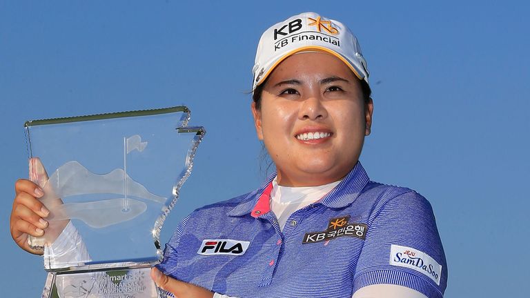 Inbee Park: South Korean displays LPGA Championship trophy