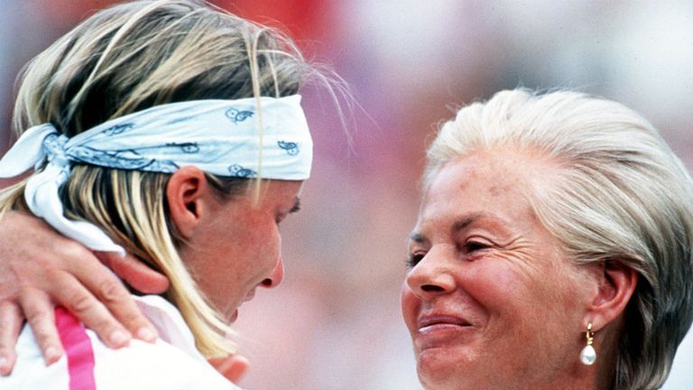 Wimbledon 1993 v Steffi Graf