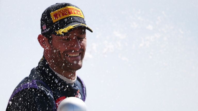 Mark Webber: Second place for Australian on Silverstone farewell
