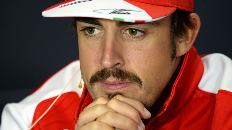 Fernando Alonso: Showed off a new look on Thursday