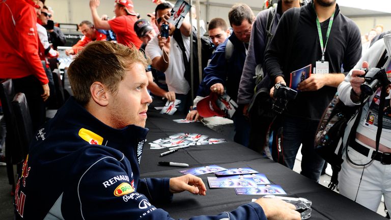 Sebastian Vettel: Reckons Mercedes gained from tyre test