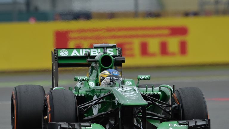 Charles Pic on track on the hard tyres