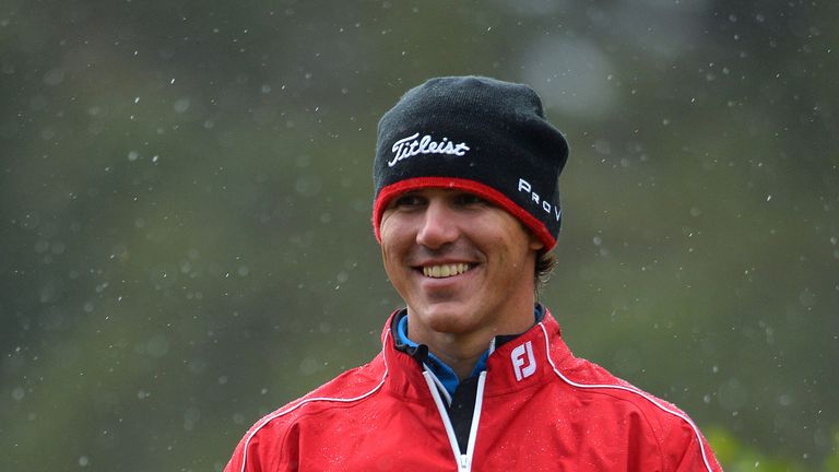 Brooks Koepka during the fourth round of the Scottish Hydro Challenge