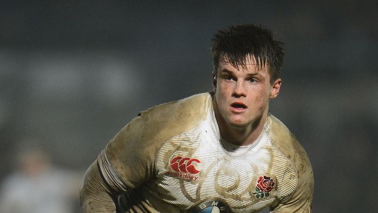 Jack Clifford of England in action during the International match between England U20 and Italy U20 at Franklin's Gardens