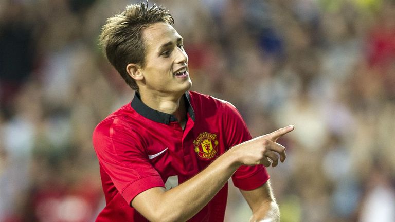 Celebrates his goal during the international friendly match between Kitchee FC and Manchester United at Hong Kong Stadium 