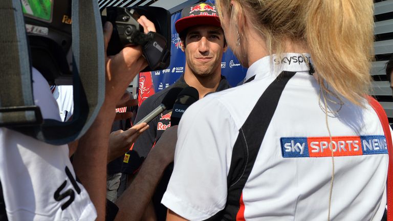 Ricciardo: Focused on Toro Rosso