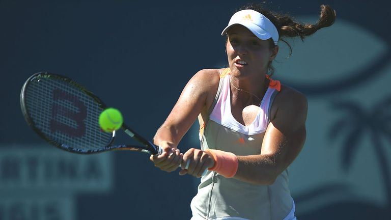 WTA Southern California Open v Ayumi Morita
