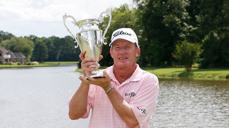 Woody Austin wins the Sanderson Farms Championship at Annandale Golf Club in Mississippi.