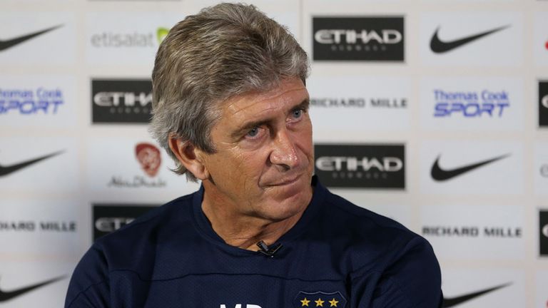 New Manchester City manager Manuel Pellegrini 