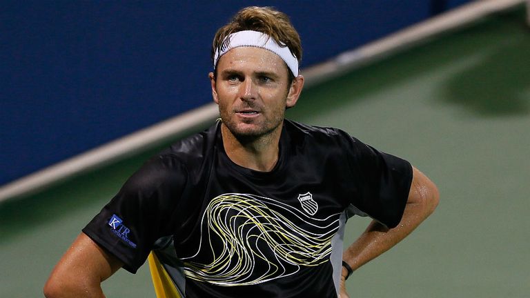 Mardy Fish lost on his return to action at the ATP Atlanta Open