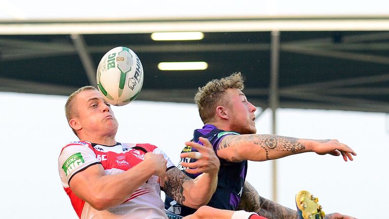 Adam Swift bagged a doube in Saints' 22-16 victory over Wigan