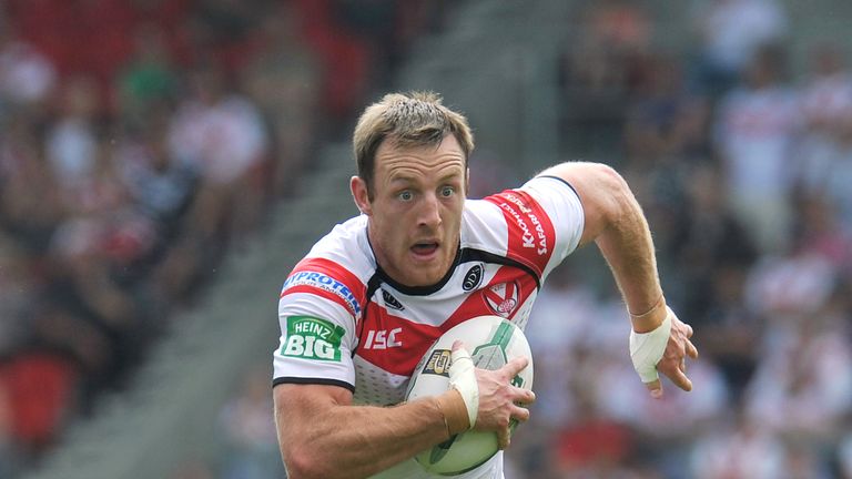 St Helens' James Roby during the Super League match at Langtree Park, St Helens. 