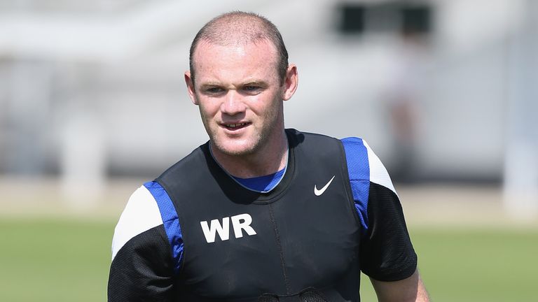 Wayne Rooney pre-season training at Aon Training Complex.