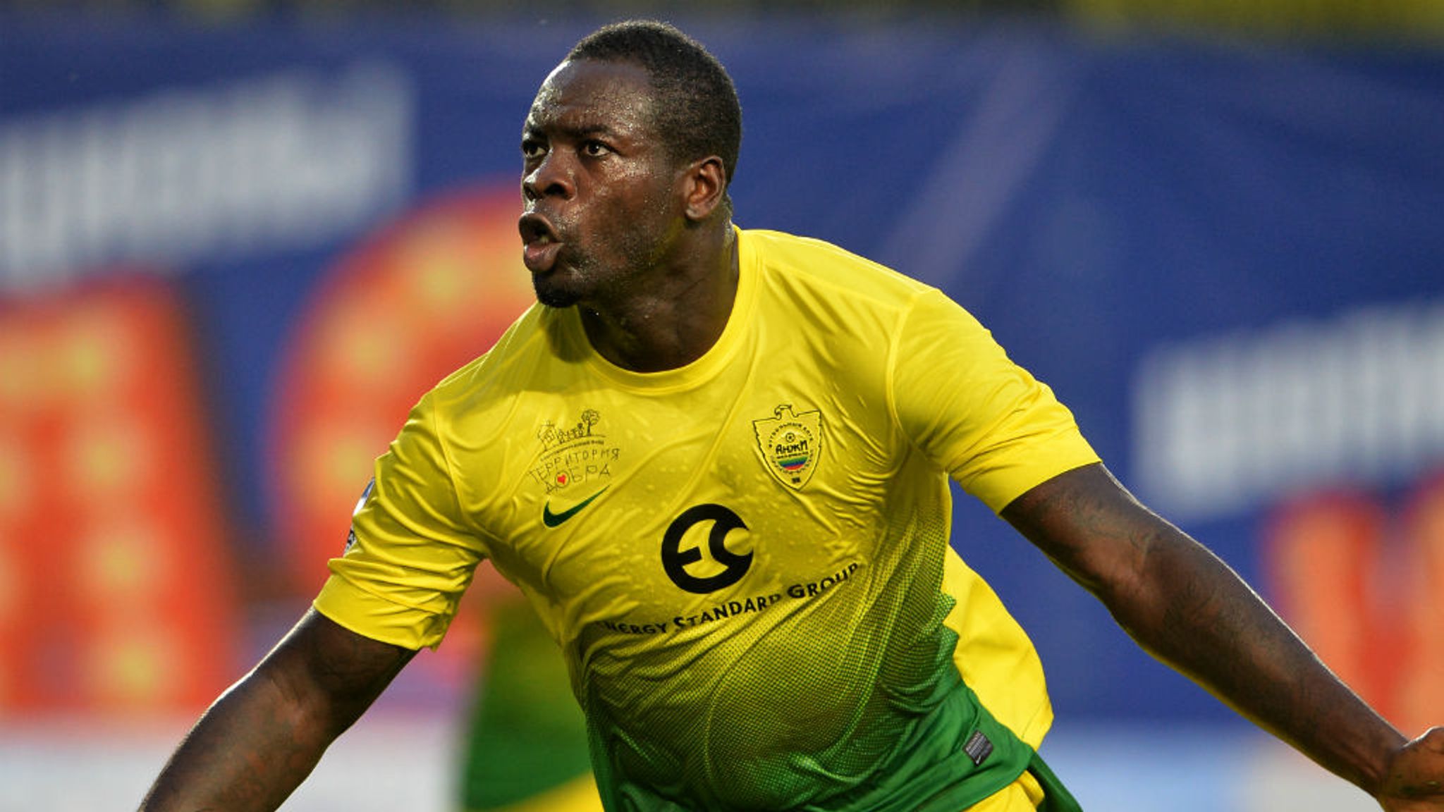 Transfer news: Chris Samba not expecting to leave Anzhi Makhachkala ...