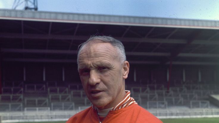 1969:  Liverpool Football Club Manager Bill Shankly (1913 - 1981)