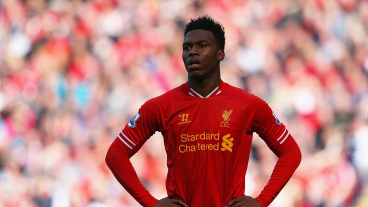LIVERPOOL, ENGLAND - MAY 19:  Daniel Sturridge of Liverpool looks on during the Barclays Premier League match between Liverpool and Queens Park Rangers at Anfield on May 19, 2013 in Liverpool, England.  (Photo by Julian Finney/Getty Images)