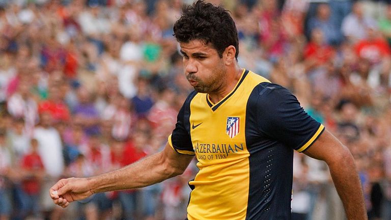 Diego Costa: Says he is content in Madrid
