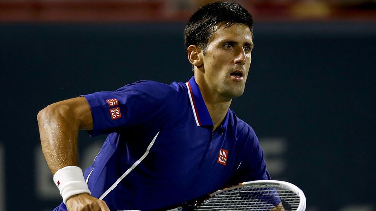 Novak Djokovic: The Serbian needed just 51 minutes to reach the third round in Montreal