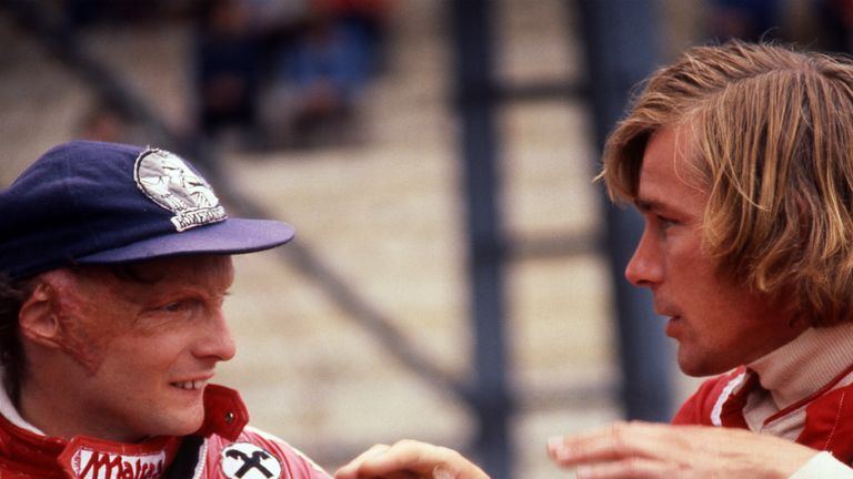 Rush is based on the rivalry between James Hunt and Niki Lauda in 1976