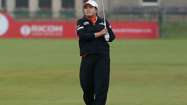 Inbee Park en route to carding a 69 at St Andrews on Thursday