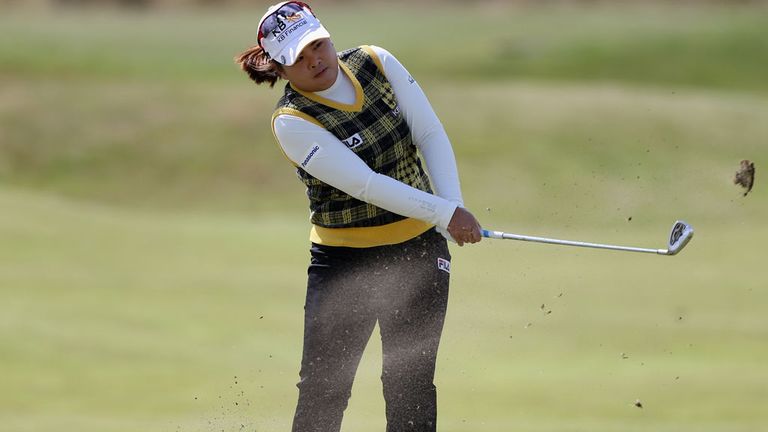Inbee Park during her third round 74 at the Old Course