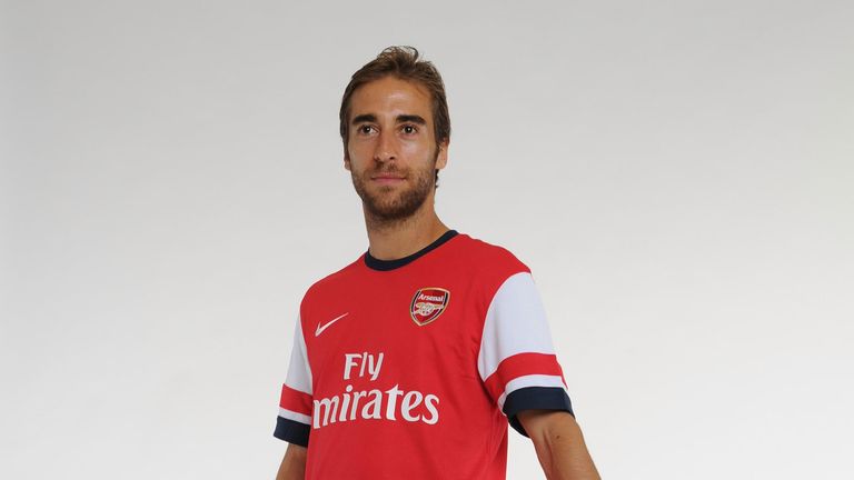 Arsenal's Mathieu Flamini at Emirates Stadium on August 28, 2013 in London, England.