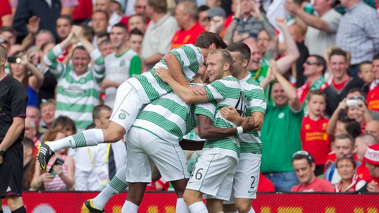 Young Hoops celebrate Balde's winner in Dublin