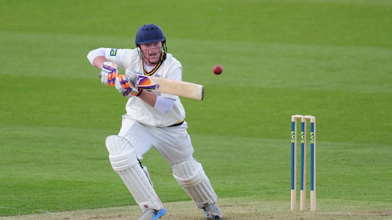 Ben Stokes in action during day one of the LV= County Championship match between Durham and Middlesex