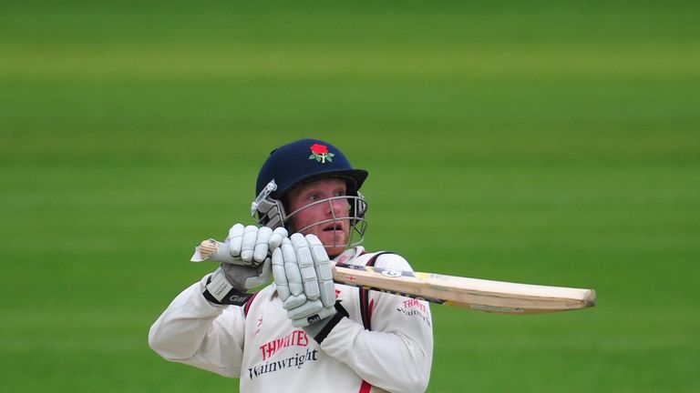 CHESTER-LE-STREET, ENGLAND - MAY 30:    Lancashire batsman Luke Procter in action during day one of the LV County Championship division one match between Durham and Lancashire at The Riverside on May 30, 2012 in Chester-le-Street, England.  (Photo by Stu Forster/Getty Images)